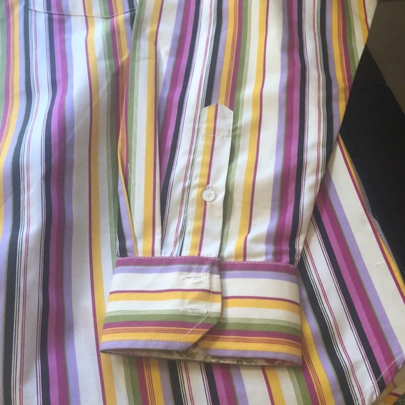 #15 NWOT Colorful Brooklyn Xpress Button Down Shirt 🕺 - Picture 11 of 17